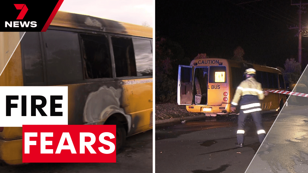 7NEWS Adelaide (@7newsadelaide) on Twitter photo Adelaide's Muslim community is on high alert after an arson attack on a school bus at Reynella. The college bus was torched outside the driver's home and police are investigating if it was an act of hatred. youtu.be/C9dKlG9Ef8Q <a href="/msariovski/">Mitchell Sariovski</a> #7NEWS Adelaide's Muslim community is on high alert after an arson attack on a school bus at Reynella. The college bus was torched outside the driver's home and police are investigating if it was an act of hatred. youtu.be/C9dKlG9Ef8Q <a href="/msariovski/">Mitchell Sariovski</a> #7NEWS