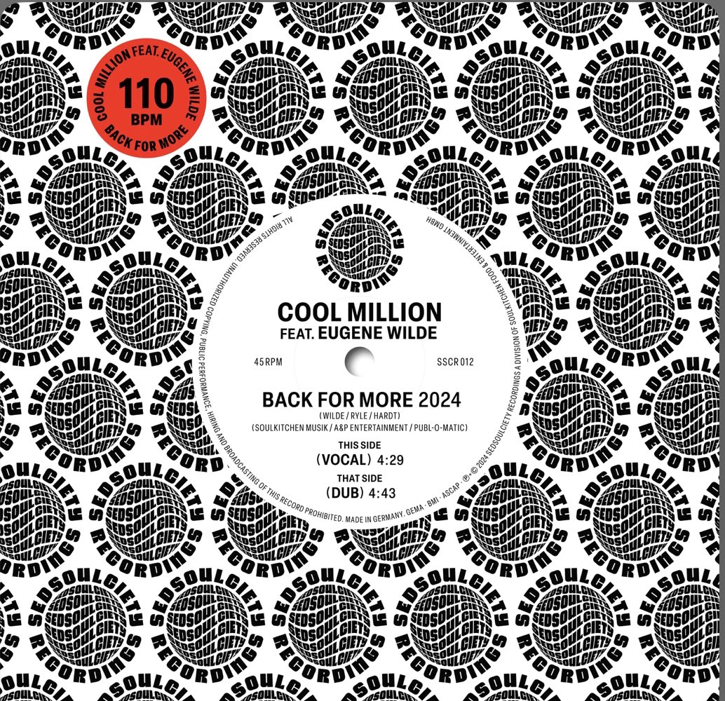 soulbrother884's tweet photo. #CoolMillion
『#BackForMore2024（ feat.#EugeneWilde）』
https://t.co/2znbFDhcaI
本日のオススメの1曲♬✨
#BrandNewTracks https://t.co/hFvm1bCHd5