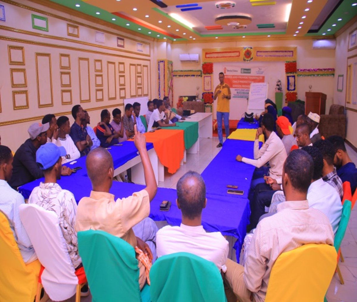 somalipeaceline's tweet photo. With the support of @SaveChildrenSO &amp; @noradno, SPL conducted a training session in Beledweyne and Abduwak focused on strengthening the capacity of child protection service providers. 44 participants from various organizations &amp; community structures attended. #NoradProject #SPL. https://t.co/byKyoTV7T5