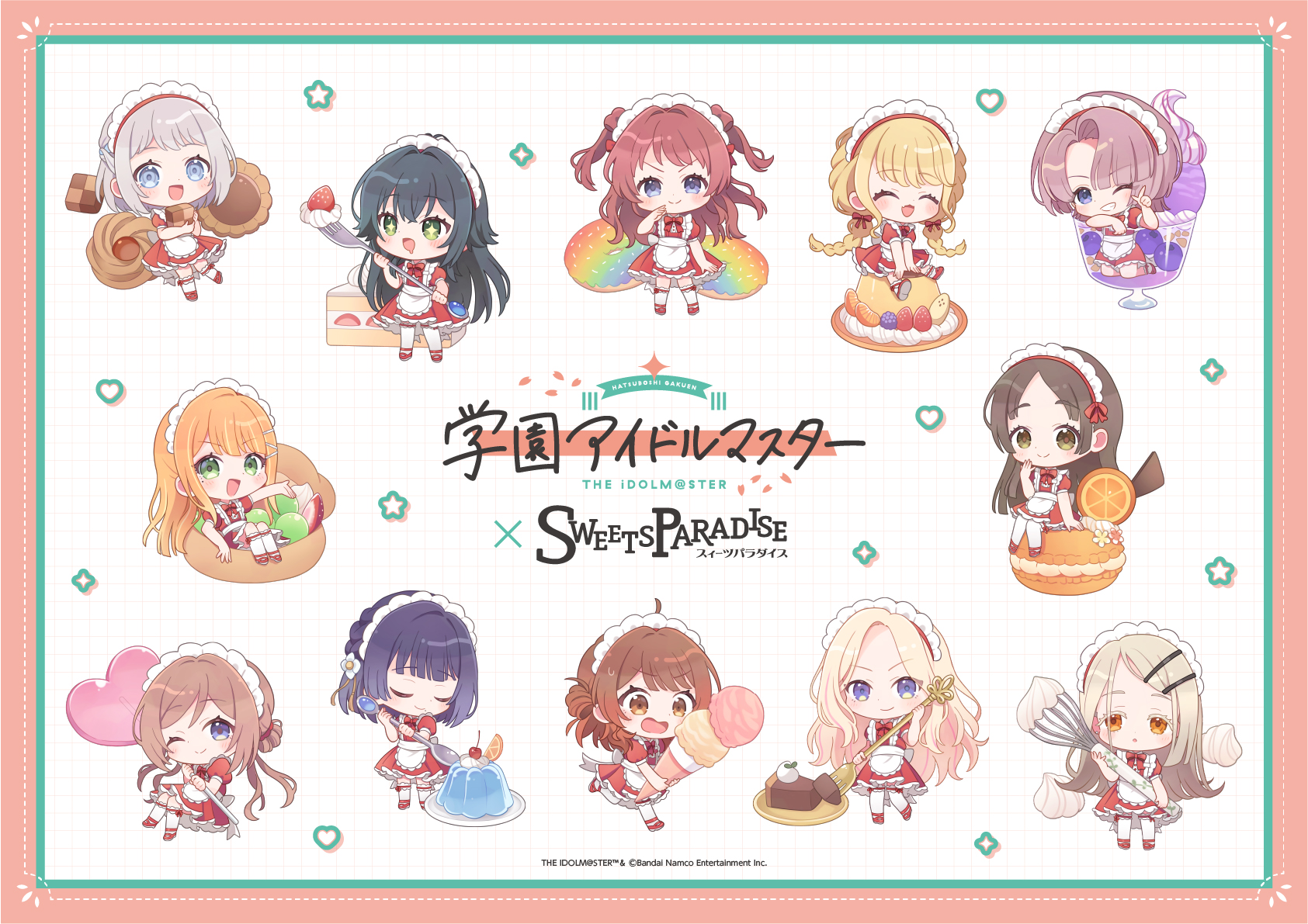 学マス　学園アイドルマスター　スイパラ　アクリルスタンド　3種セット 2025年最新】学園アイドルマスター アクリルスタンド スイパラの