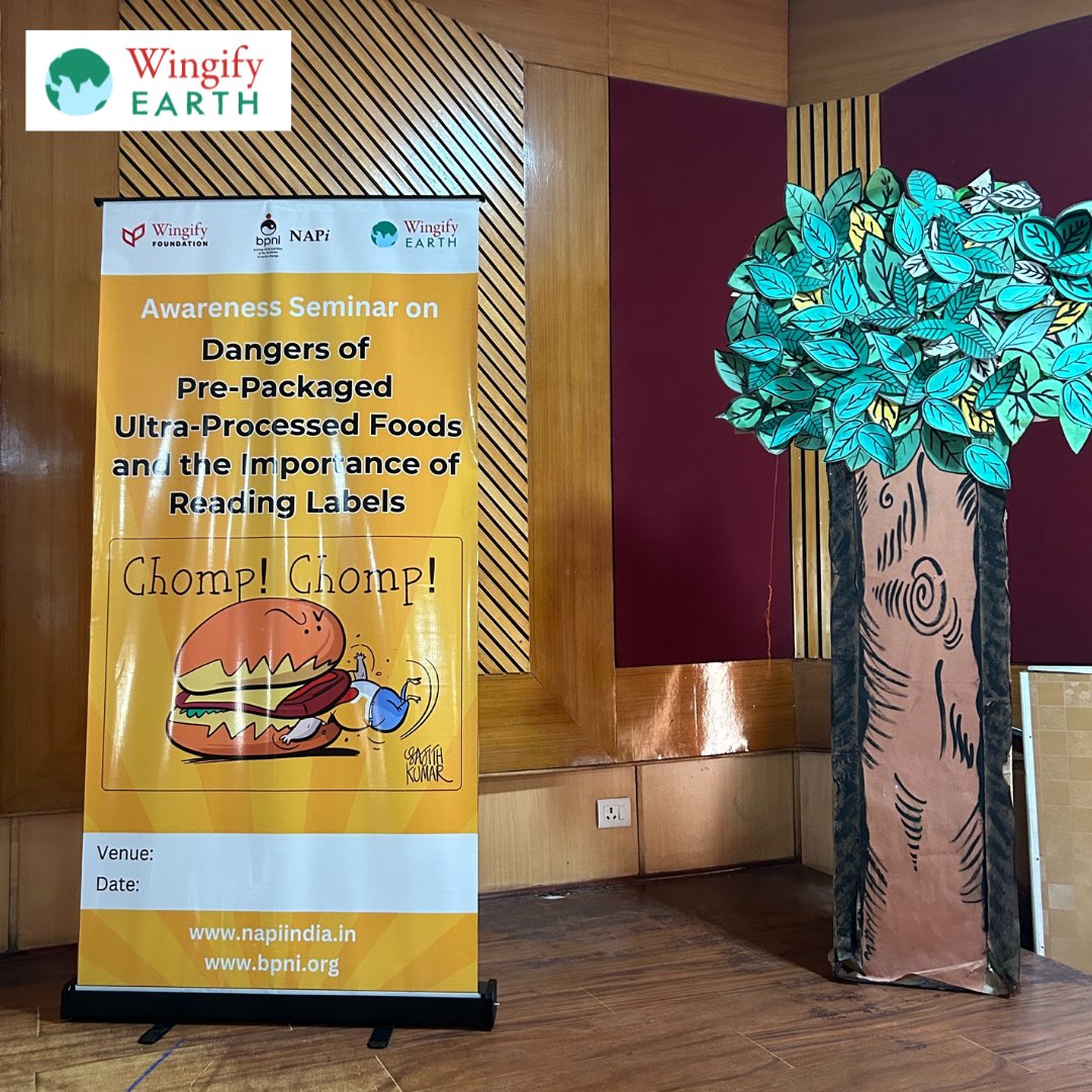 WingifyFoundtn's tweet photo. Decoding processed food dangers! 💡📷 Students at Maharaja Agrasen School explored food labels, FSSAI rules &amp; sugar awareness. 📷📷 More schools &amp; colleges next!  Meet our Health Guru: https://t.co/1cQzDxsglt #HealthyChoices #FoodAwareness #YouthEmpowerment #wingifyearth https://t.co/rHSJ0TgYOu
