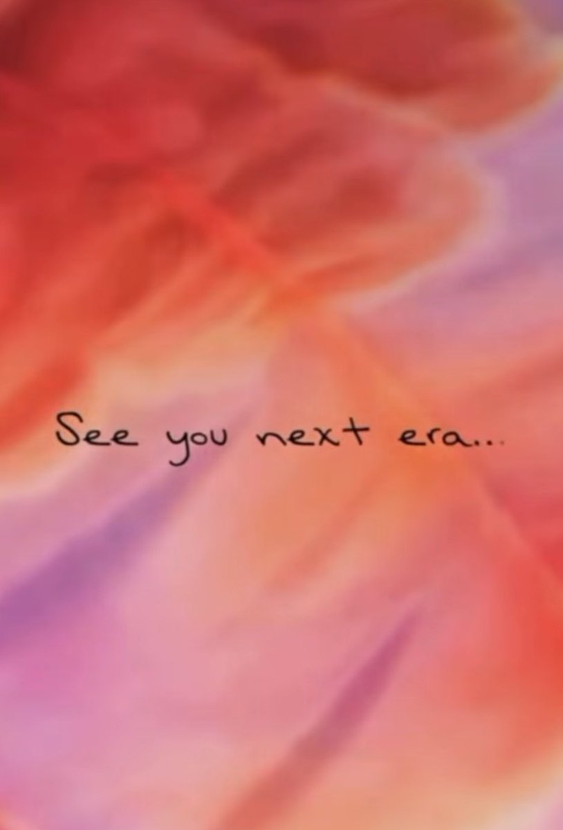 taylorswiftbr's tweet photo. 🚨 A frase “SEE YOU NEXT ERA” aparece no fim do vídeo postado pela Taylor Nation nas redes sociais! https://t.co/pAhS7f3eDP