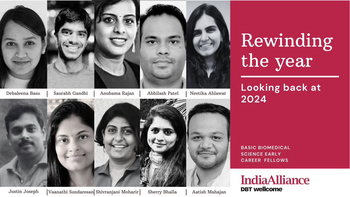 Let's rewind to 2024! ⏪ Join us as we recap the brilliant minds who embarked on India Alliance Early Career Fellowships (Basic Biomedical Science). Their groundbreaking research is shaping the future of science. 

Learn more: indiaalliance.org/news/early-car…