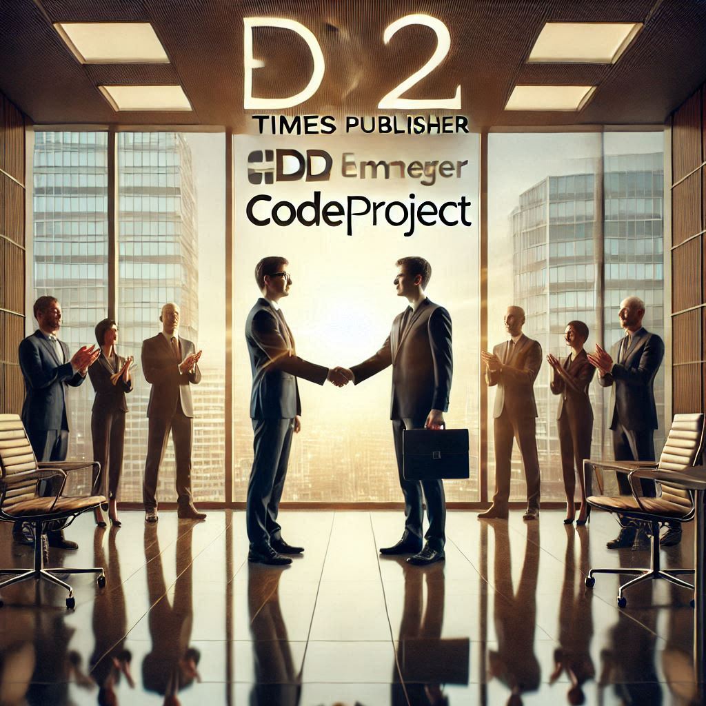 SD Times publisher (<a href="/sdtimes/">SD Times</a>) D2 Emerge has officially acquired <a href="/codeproject/">CodeProject</a>! This marks an exciting new chapter for one of the largest developer communities. 

Read more: tinyurl.com/mr6u38fb

#CodeProject #TechCommunity #SDTimes #DeveloperNews #DevCommunity