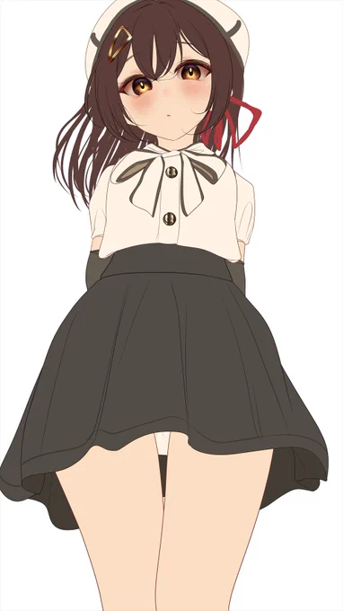 この子塗ってます 