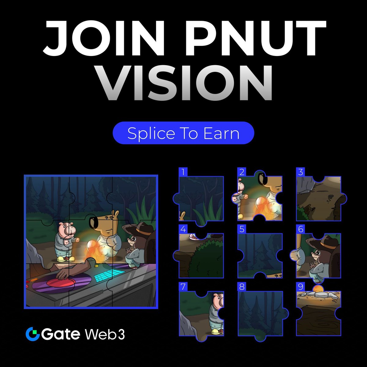 GateDEX's tweet photo. 🧩#Meme Puzzle Challenge🔥

😍 #CHILLGUY $PNUT #MOODENG are discussing the rise together🚀

✅Splice out the correct Memes picture！

💰2 Winners to win $5 Tokens
1️⃣Follow @GateWeb3Wallet, @GateMemeBox
2️⃣Like, RT & Tag 3 friends
3️⃣Puzzle + Tag #SOLMEME

⏳End:48H

Trade now➡️:https://t.co/NG3xGN1S7N

#GateWeb3 #MemeBox #CHILLGUY $PNUT #MOODENG #SolMeme