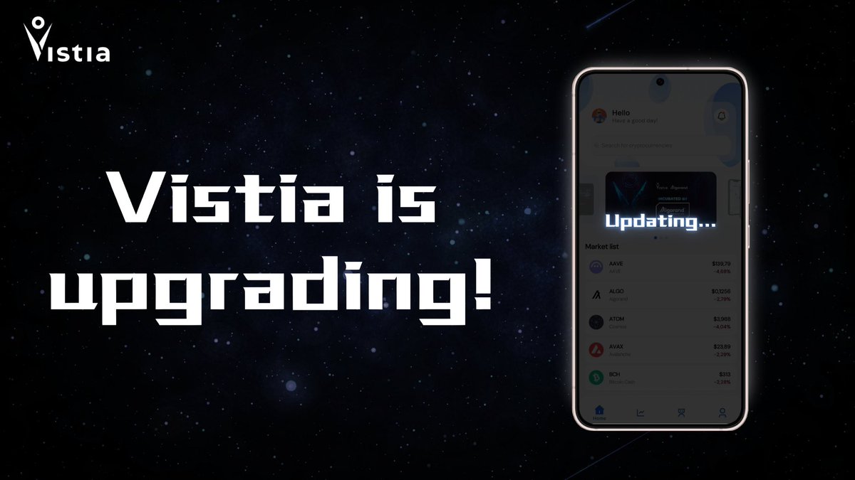 Vistia (@vistiaai) on Twitter photo Vistia is upgrading!
Weโre updating the Vistia to bring you a faster, smarter, and smoother trading experience.
In the meantime, you can still use the Telegram Mini App version here: t.me/VistiaAIBot
#Vistia #Trading #AI #DeFi #Telegram Vistia is upgrading!
Weโre updating the Vistia to bring you a faster, smarter, and smoother trading experience.
In the meantime, you can still use the Telegram Mini App version here: t.me/VistiaAIBot
#Vistia #Trading #AI #DeFi #Telegram