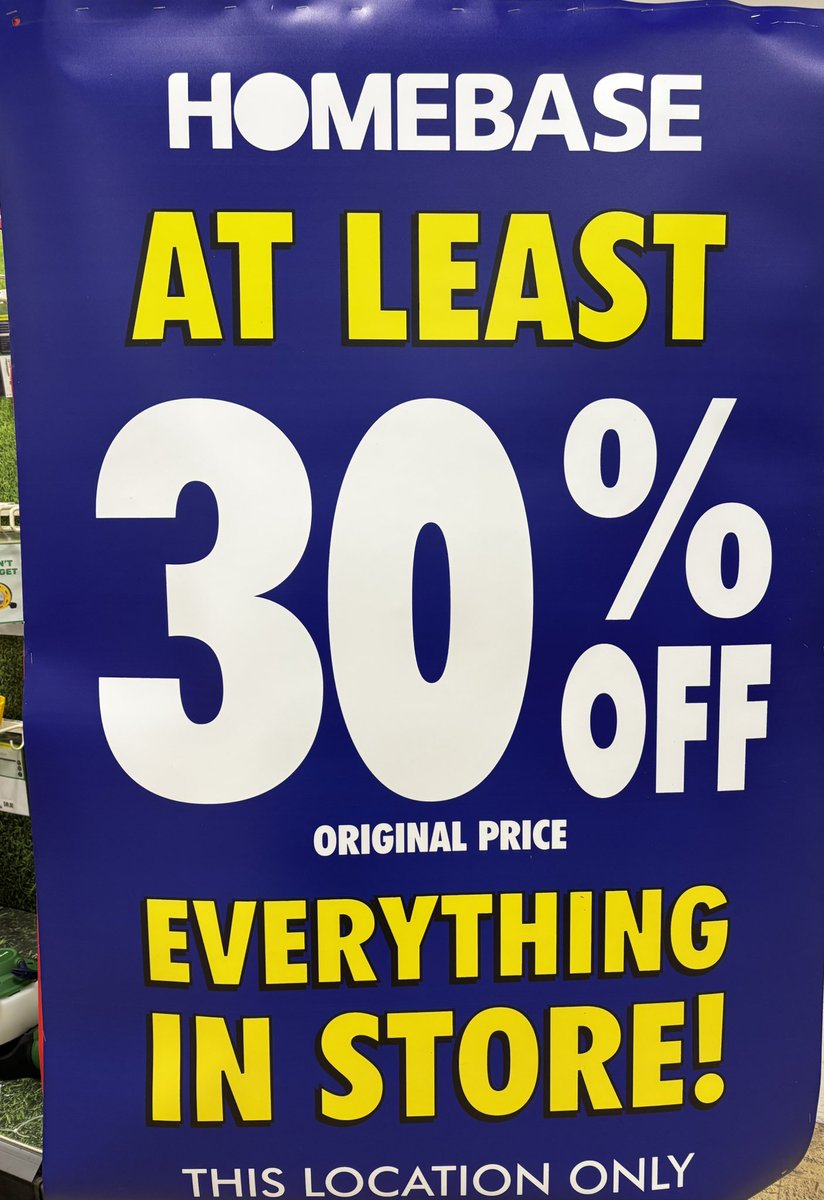 loxgraham's tweet image. busy day ahead in Homebase Birmingham Kings Heath #closingdown #sale #everythingmustgo