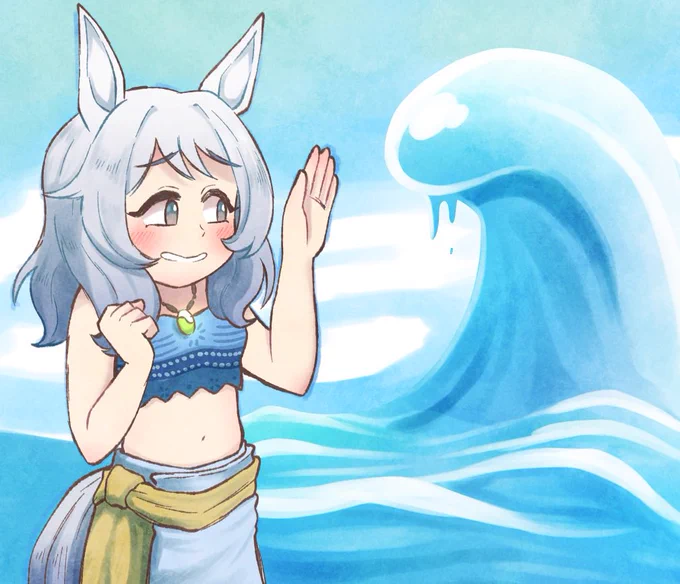 ヒシミラクルと海 