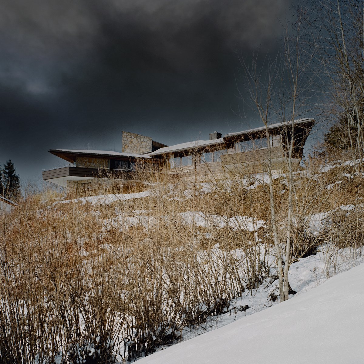 PArchitekten's tweet photo. Villa Bisig - a bespoke prairie-style villa that blends into the beautiful Swiss landscape around Lake Sihl.
.
.
#architecture #villa #prairiestyle #franklloydwright #switzerland #villabisig #annaphilipp #philipparchitekten https://t.co/2kL3dt8tge