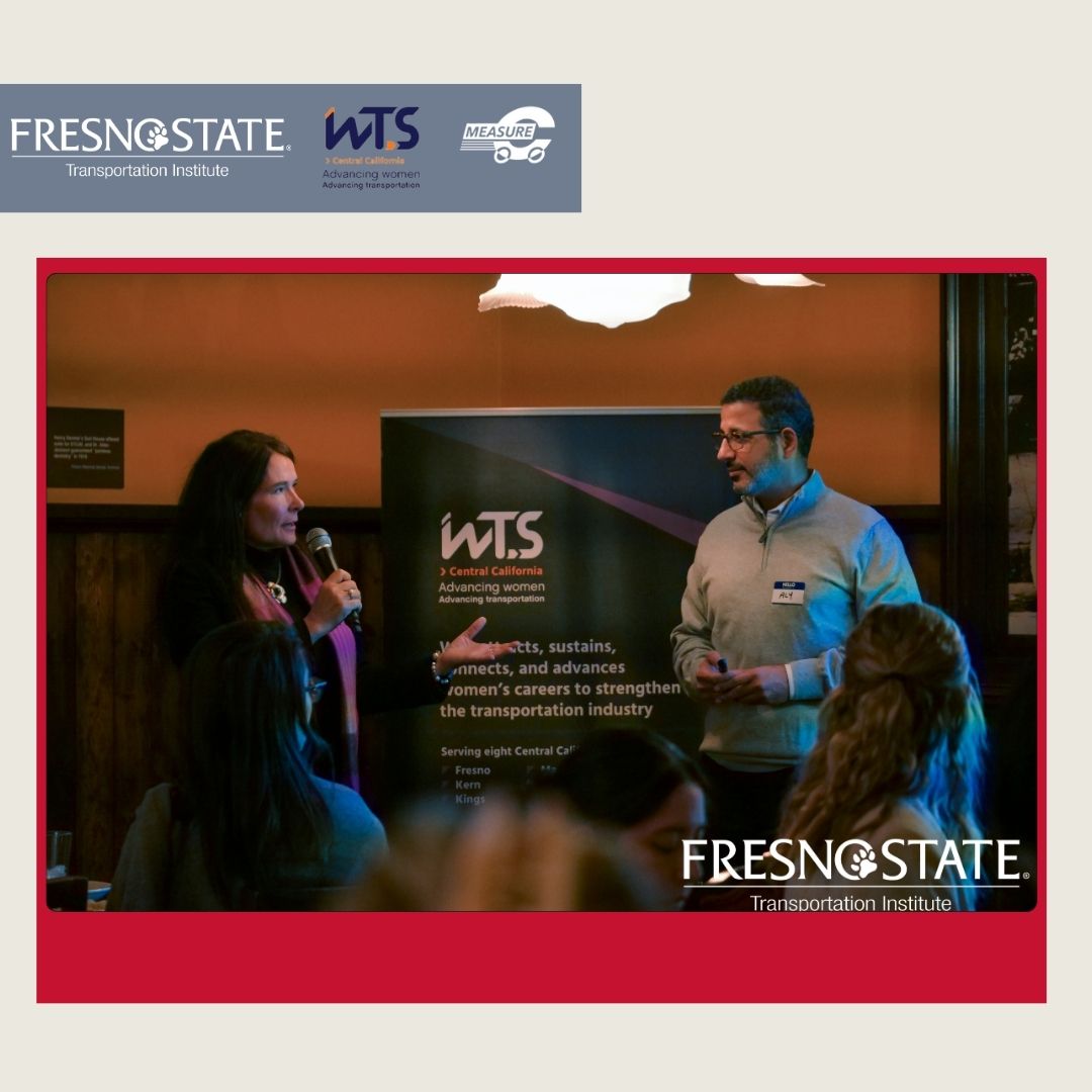 fstranspinst's tweet photo. ✨ Highlights from the WTS Monthly Membership Luncheon featuring the an inspiring presentation on "The Future of Transportation" by our talented FSTI students on November 20th! 🚗🌟
#WTSCentralCalifornia #FutureOfTransportation #FSTI #FresnoState #WomenInTransportation https://t.co/yKJPCQIrM2