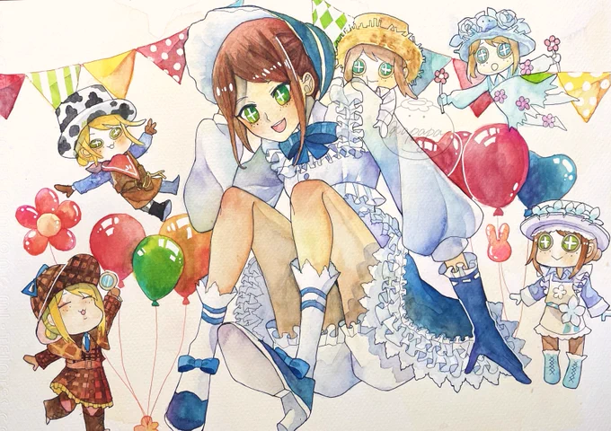 過去絵エマちゃんズ#第五人格イラスト 