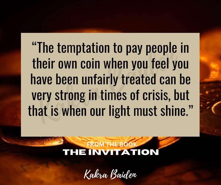 God placed you here on earth with a quest and has an assignment for you to accomplish within an allotted time. Your mission is greater than your mere existence. You have been invited, and it has repercussions on you in time and eternity. What is going to be your response to the