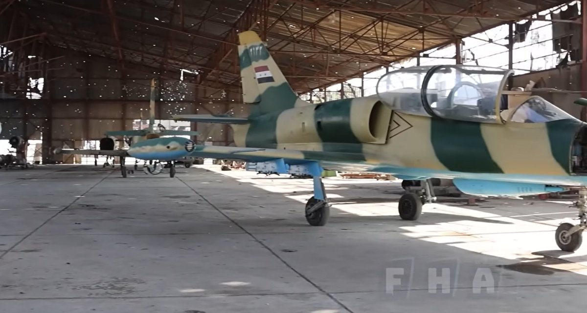 Adlaim27's tweet photo. #SyAAF L-39 2132(?) #Hama https://t.co/MMZb7H7WYg