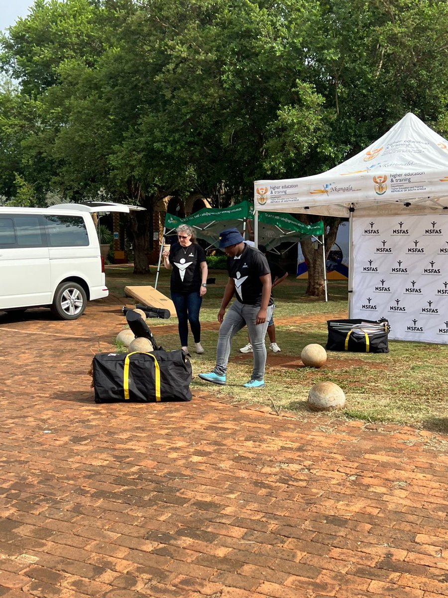 myNSFAS's tweet photo. [IN PICTURES] earlier today @myNSFAS agents preparing for the Mpumalanga Student Outreach Programme and Exhibition with the Minister of @HigherEduGovZA, Dr Nobuhle Nkabane.
#NSFAS2025Applications #NSFAS025 https://t.co/mPoexJgGUI