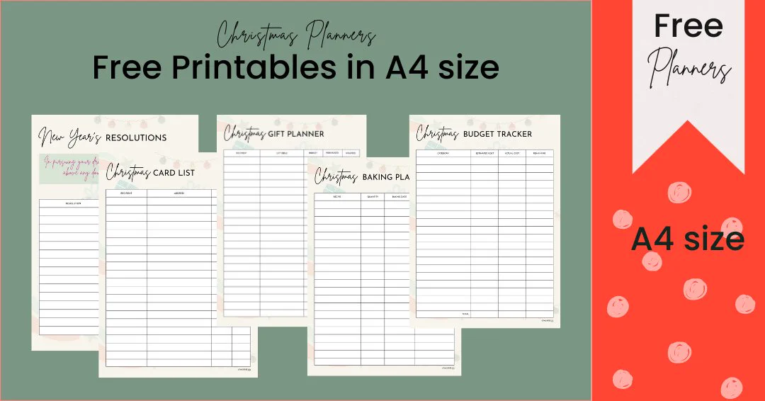 Make this holiday season stress-free and magical! 
🎄🎁 Our Christmas Planners help you plan, organize, and enjoy every festive moment. Grab your free printable planner here! 
