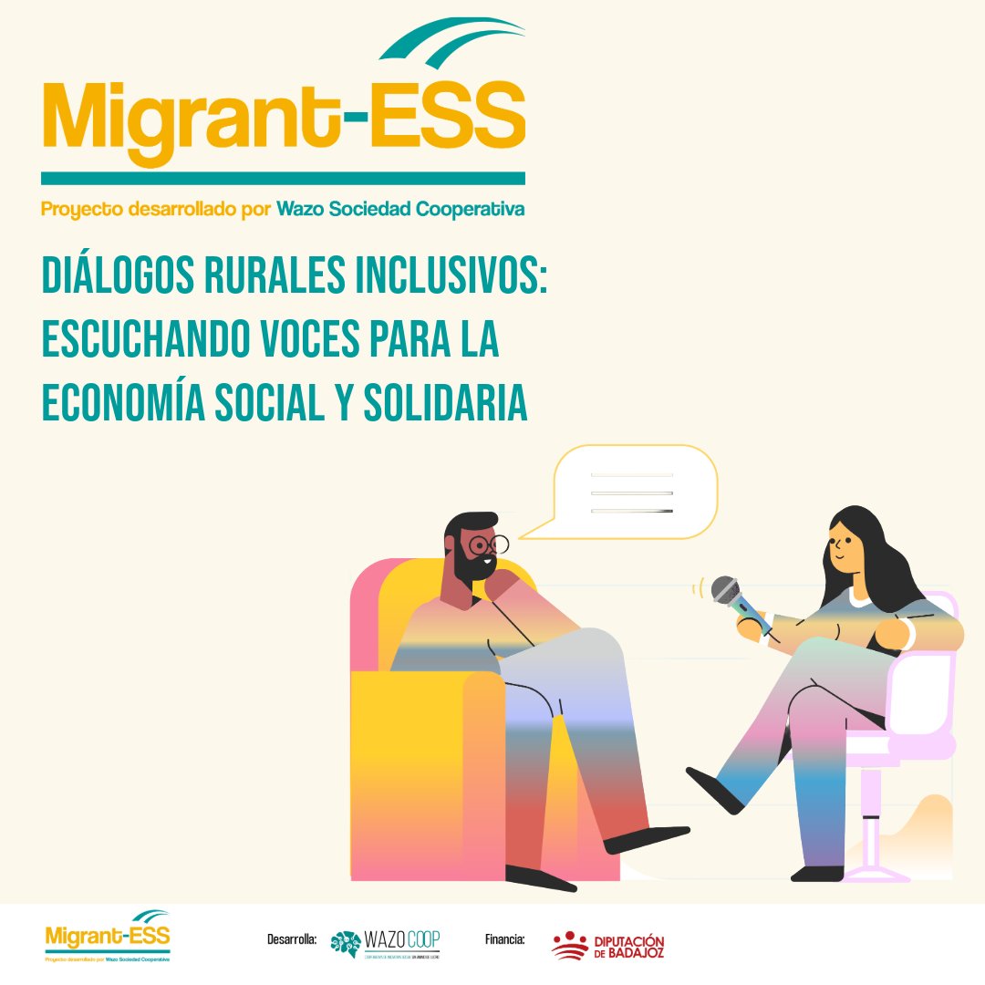 MigrantESS's tweet photo. Finalizamos los Diálogos Rurales Inclusivos en #MigrantESS. Escuchamos a Alconera, Corte de Peleas, Entrín Bajo, Valencia del Mombuey y Valle de Matamoros para fomentar la #ESS Retos: conocimiento, recursos, apoyo. Plan: formación, asesoría y promoción ¡Hacia un futuro inclusivo! https://t.co/wENOGZGovm