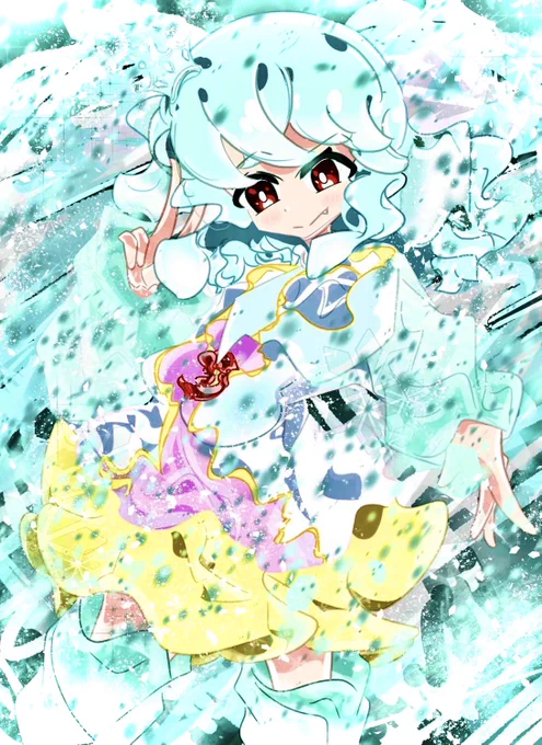 私もそちらと同じくした類似のかつて描いたイラストをお見せしましょう!!!!!