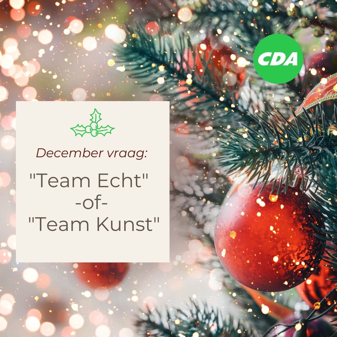 CDAAmersfoort's tweet photo. π
π
"Sinterklaas is terug naar Spanje, tijd voor de vraag: kerstboom-time! Zet jij 'm op? En welk team ben je? Γcht of kunst? π² #TeamEcht #TeamKunst
Laat het weten in de reacties! β¨"
#KerstInAmersfoort #CDAAmersfoort #SamenGezellig #PolitiekMetLichtjes https://t.co/XGVYBphDMo