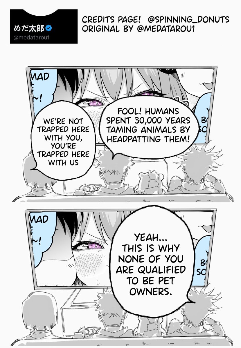 @medatarou1 English Version! [Okami-chan can't keep her dignity.] 