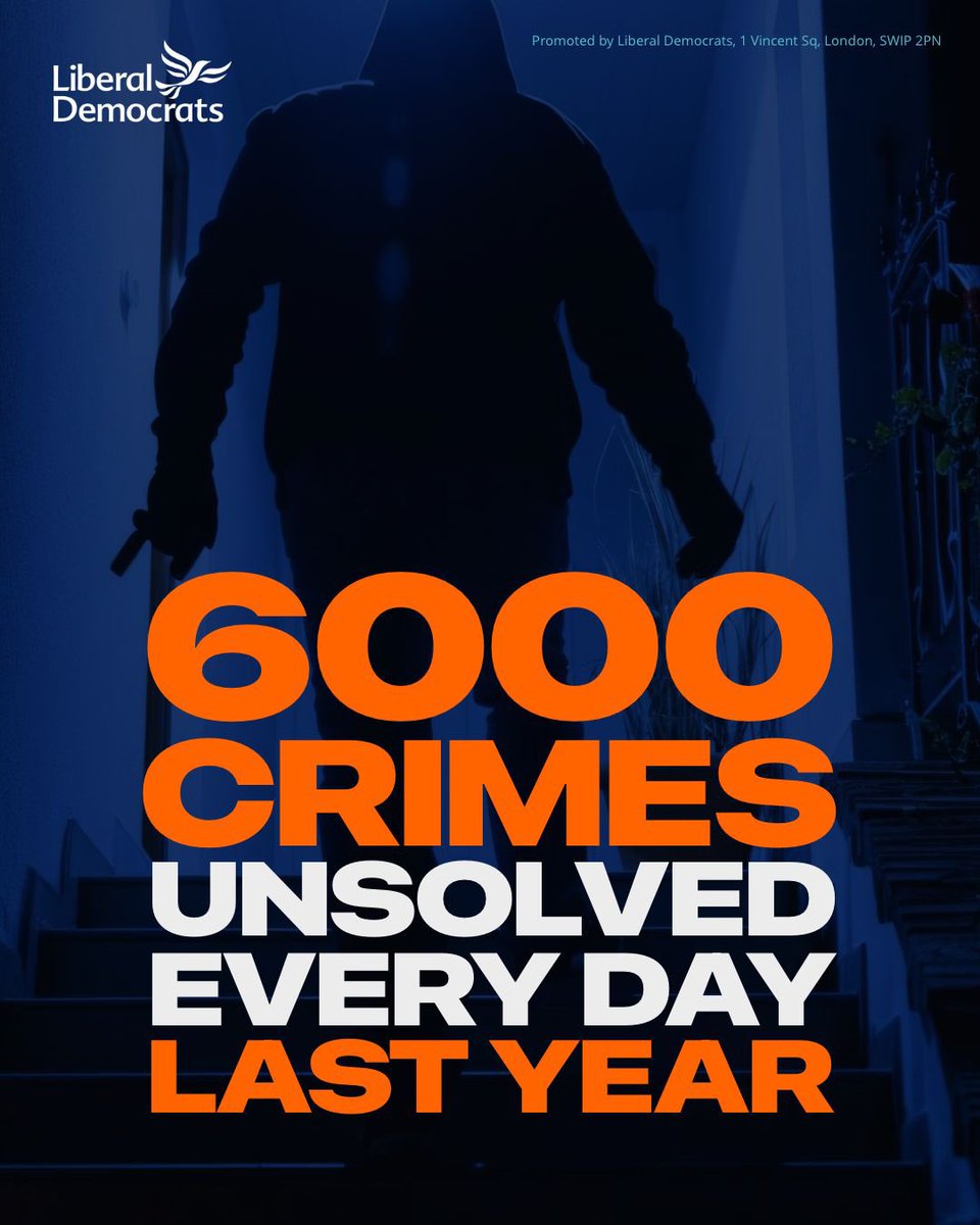 This is the Conservative’s legacy of failure on crime. Thousands of victims left without the justice every single day.

Things cannot continue like this. Our communities deserve to feel safe.