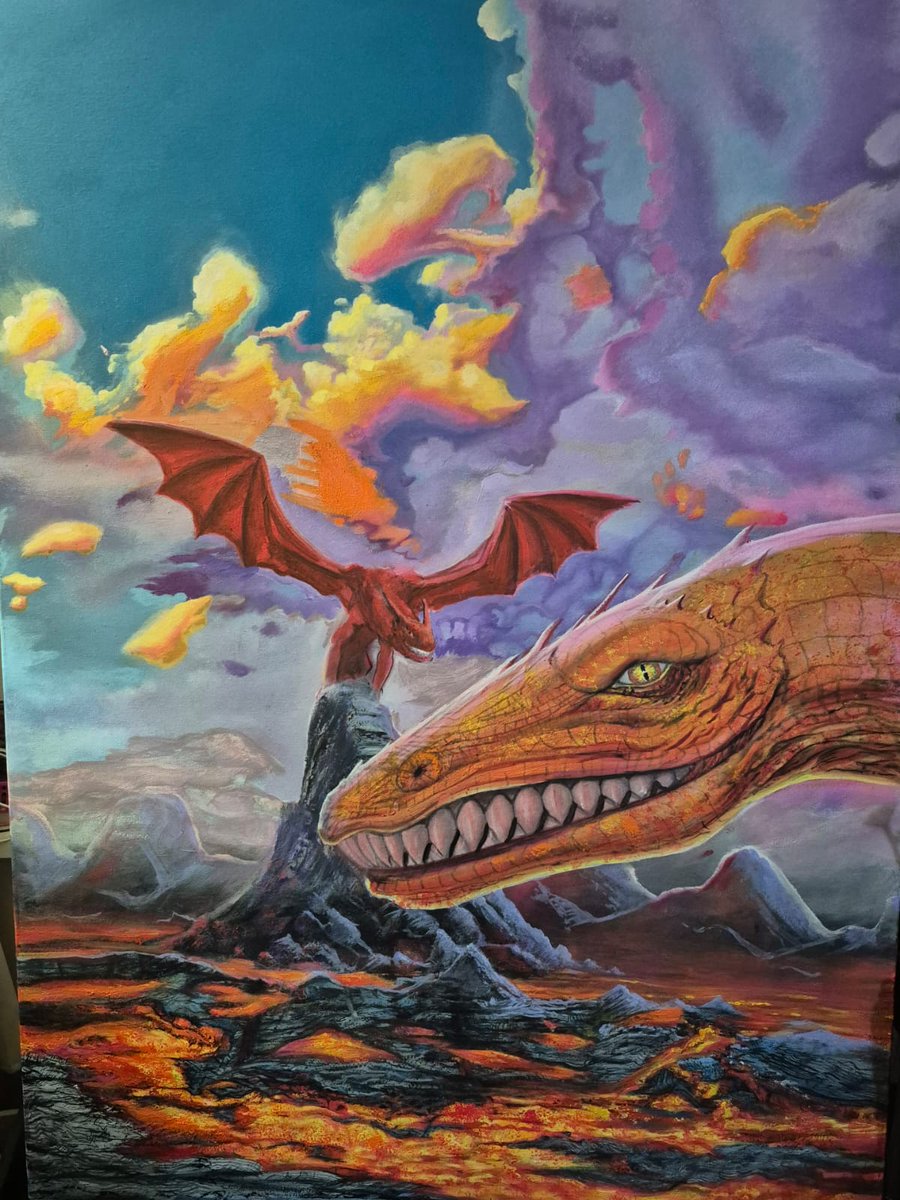 Autumnspringsts's tweet image. #Red and #gold #dragon