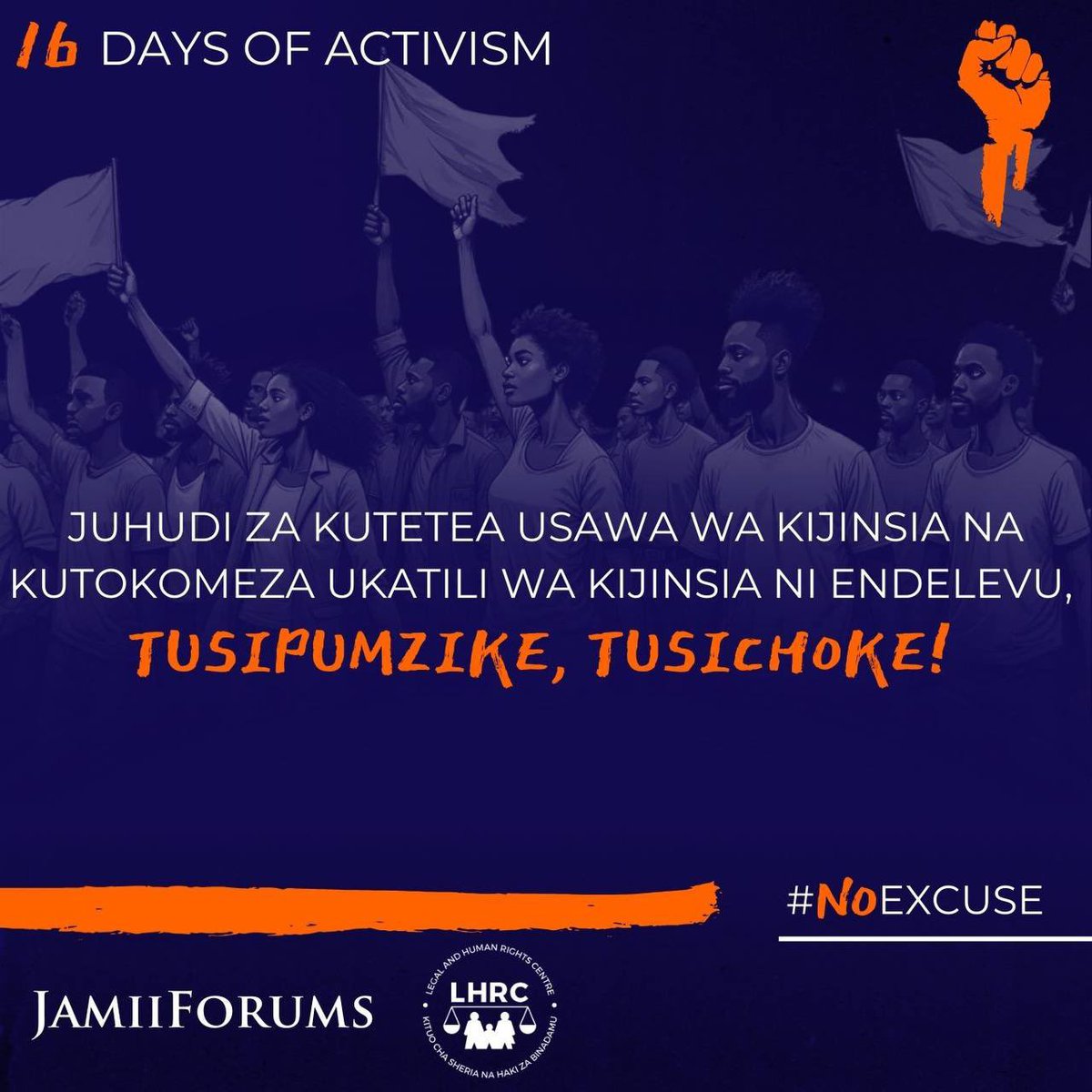 JamiiForums's tweet photo. #JamiiForums #16DaysOfActivism24 #WomenRights #EndGBV #ProtectWomen #JFWomen #NoExcuse #PingaUkatiliMtandaoni https://t.co/HgK5N2dfP2