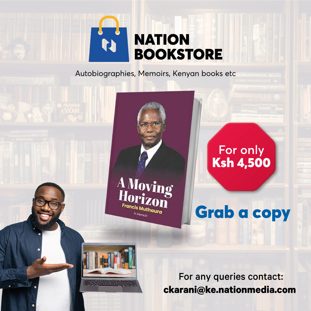 BD_Africa's tweet photo. From humble beginnings to a life of service.
Amb. Francis Muthaura shares it all in his memoir, "A Moving Horizon."
π Order your copy NOW: https://t.co/OqRkFaYDea
#NationStore https://t.co/AYwcm8qpNy