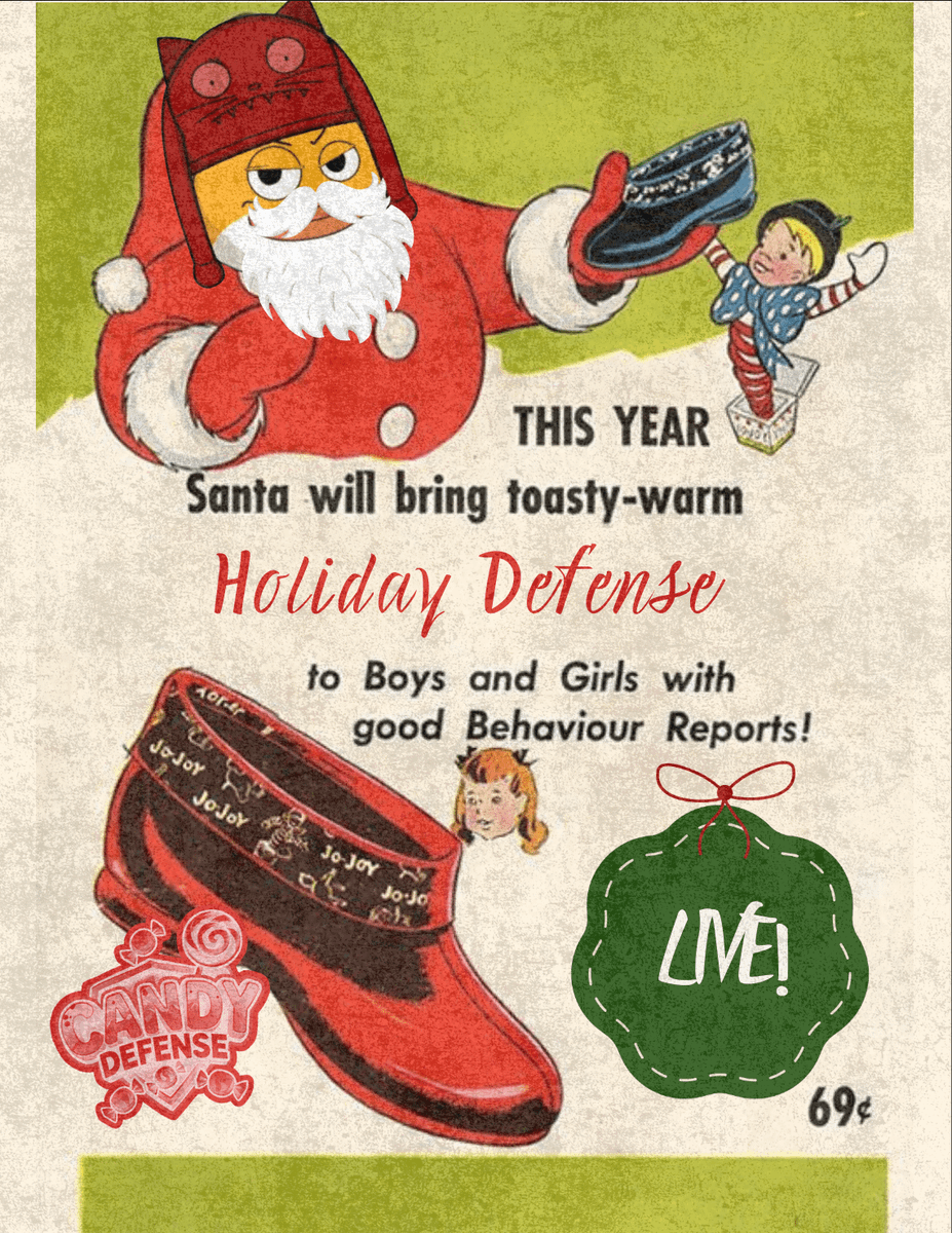 Holiday Defense is LIVE!!! 🎄

Hundreds of dollars in prizes each week! 🫵😳

Hop in our TG and let the competitive holiday spirit flow through you!

Pls be patient as CTO's 2 brain cells are working overtime this week 😭

DETAILS BELOW! 👇🏽