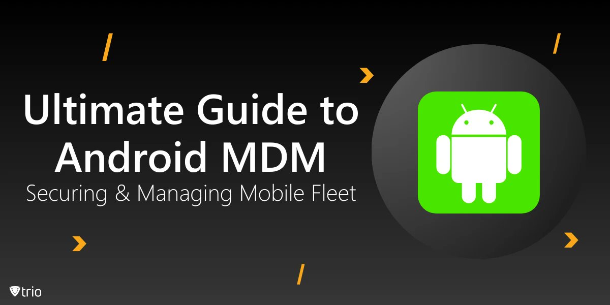 triosoftinc's tweet image. The best #AndroidMDM tools offer zero-touch enrollment, app control, and remote wipe to secure your mobile fleet. Learn how to pick the right solution for your business:
hubs.li/Q02-lmS70

#TrioMDM #TrioMDM #DeviceSecurity #Android