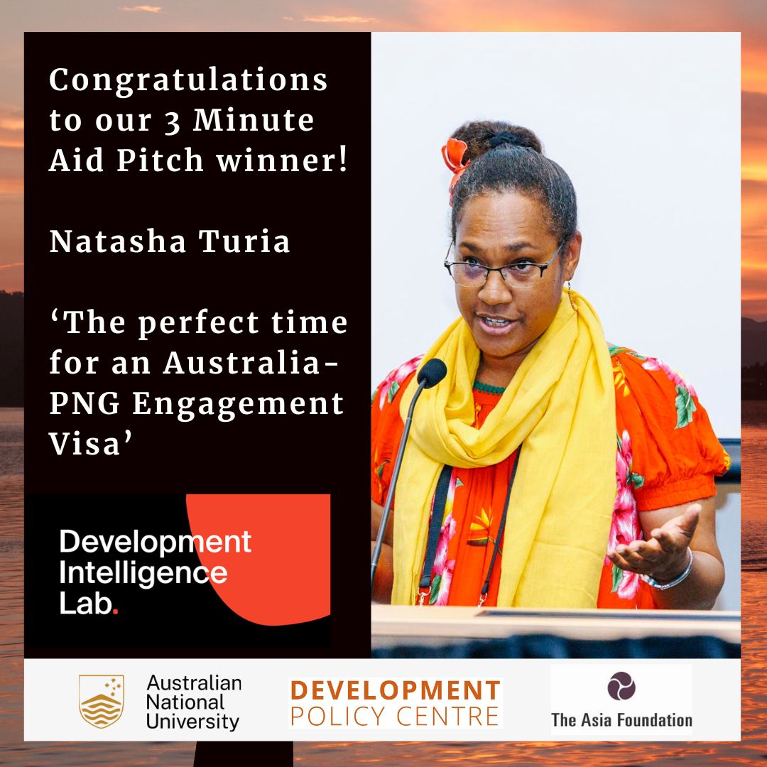 devpolicy.org (@devpolicy) on Twitter photo Congrats <a href="/natashaturia/">Natasha Turia</a> for winning the #AAC2024 3 Minute Aid Pitch!
Thanks also to the other amazing entrants: Nicol Herbert, Jack Hennesey, <a href="/JustKIDDing_DP/">Stephen Kidd</a>, <a href="/DrUjjwalKrishna/">Ujjwal Krishna</a> & Martina Zapf.
๐บ youtube.com/live/eTtD_kTaZโฆ
๐ devpolicy.crawford.anu.edu.au/AAC2024/presenโฆ
<a href="/devintellab/">Development Intelligence Lab</a> <a href="/asia_foundation/">The Asia Foundation</a> Congrats <a href="/natashaturia/">Natasha Turia</a> for winning the #AAC2024 3 Minute Aid Pitch!
Thanks also to the other amazing entrants: Nicol Herbert, Jack Hennesey, <a href="/JustKIDDing_DP/">Stephen Kidd</a>, <a href="/DrUjjwalKrishna/">Ujjwal Krishna</a> & Martina Zapf.
๐บ youtube.com/live/eTtD_kTaZโฆ
๐ devpolicy.crawford.anu.edu.au/AAC2024/presenโฆ
<a href="/devintellab/">Development Intelligence Lab</a> <a href="/asia_foundation/">The Asia Foundation</a>