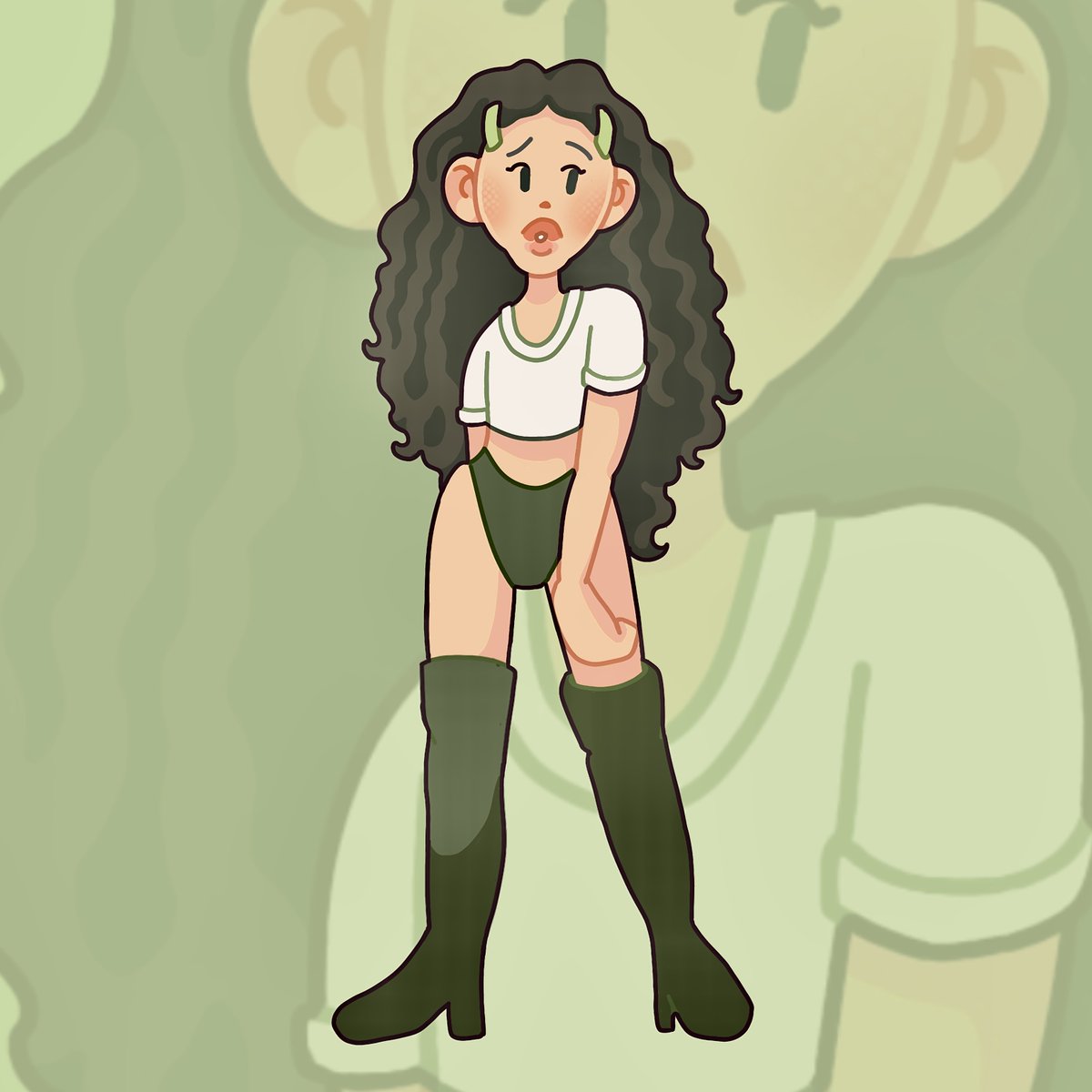 aeioustin's tweet photo. i’m your fav reference bby @charli_xcx #bratsummer 🍏

#charlixcxart #charlixcx #brat #digitalart #charlixcxfanart #digitalillustration #procreateart #artofinstagram #artph #procreate https://t.co/QjUxp42pI0