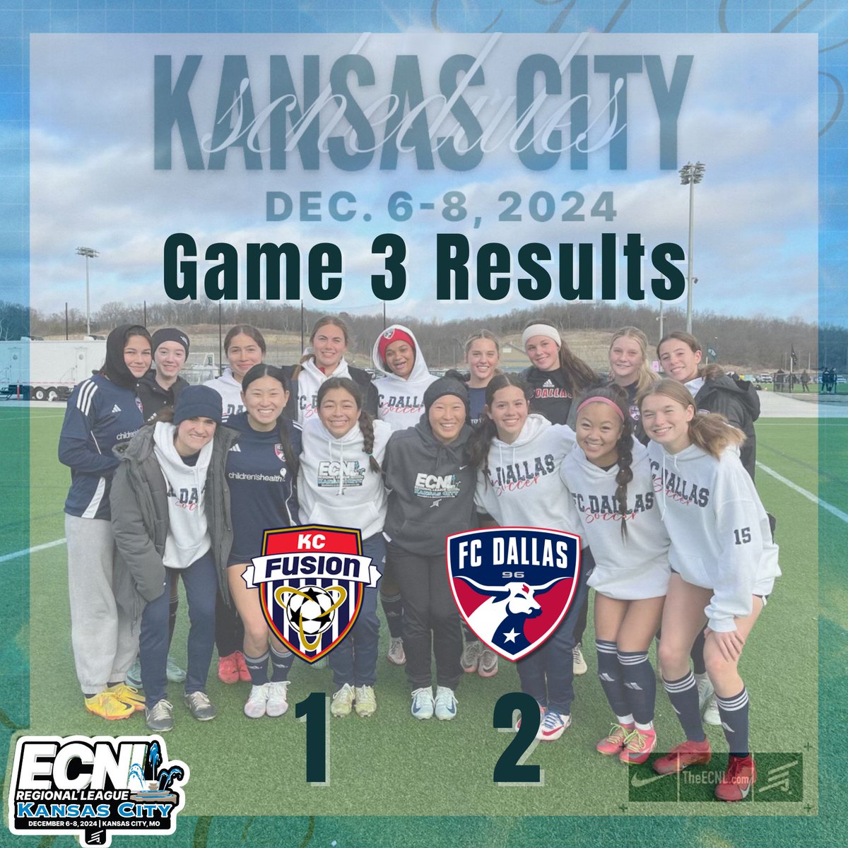 That’s a wrap! ☑️Headed home after finishing out our showcase with our third win! 
Addy⚽️Danna🅰️
Danna⚽️

<a href="/FCDGirlsECNL/">FC Dallas Girls ECNL</a> <a href="/ECNLgirls/">ECNL Girls</a> <a href="/FondrenJames/">James Fondren</a>
<a href="/matt_martucci/">Matt Martucci</a> #ECNLRLKC <a href="/AddyFenton/">Addy Fenton</a> 
@dannascis77