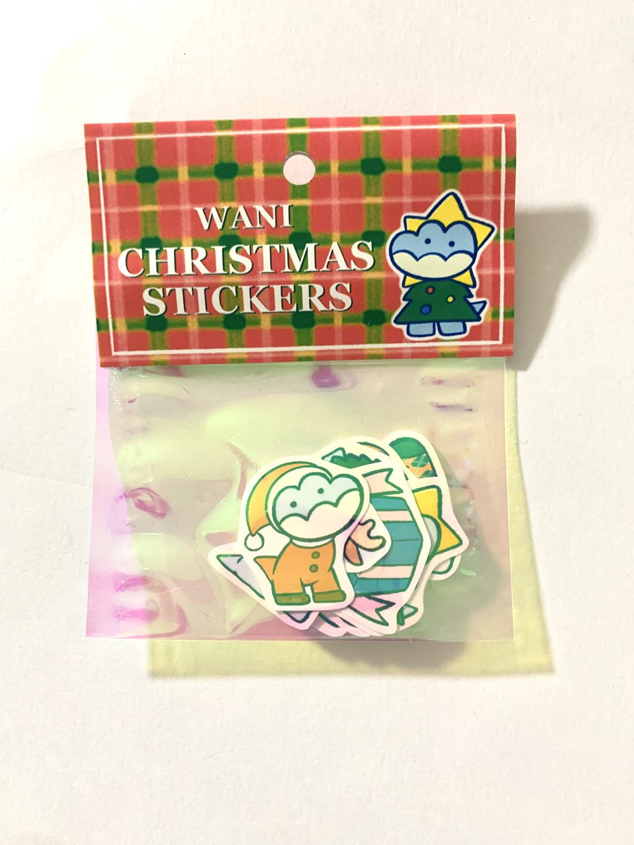 WANISHOP5's tweet photo. 🐊新商品追加のお知らせ🐊
12/9（月）22:00〜
🎄クリスマスバージョンのミニわにグッズが追加されます！

⭐️ミニわにクリスマスアクキー（ランダム全6種）
⭐️ミニわにクリスマスアクキー6種コンプセット
⭐️ミニわにクリスマスステッカー（10種類入）

WANI SHOP▶︎ https://t.co/fK21oDzfb3 https://t.co/wilLH48qcw