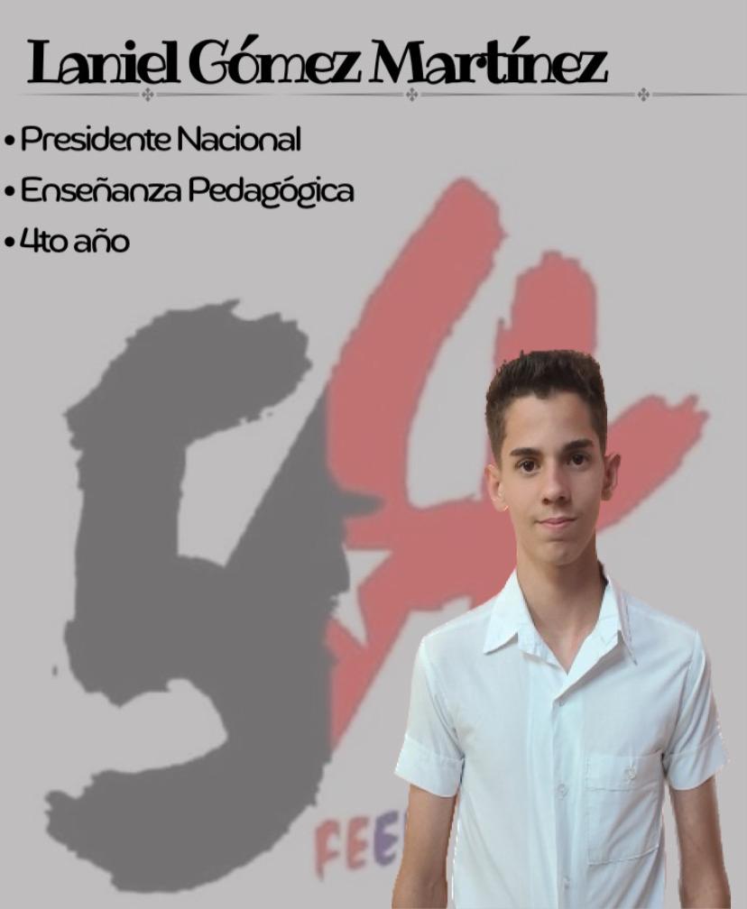 😁| La membresía de la #FEEMdeCuba 🇨🇺 ratifica como Presidente Nacional a Laniel Gómez Martínez, que nos ha guiado por el camino del éxito. 

¡ Seguimos #HaciendoFuturo ✊ ¡