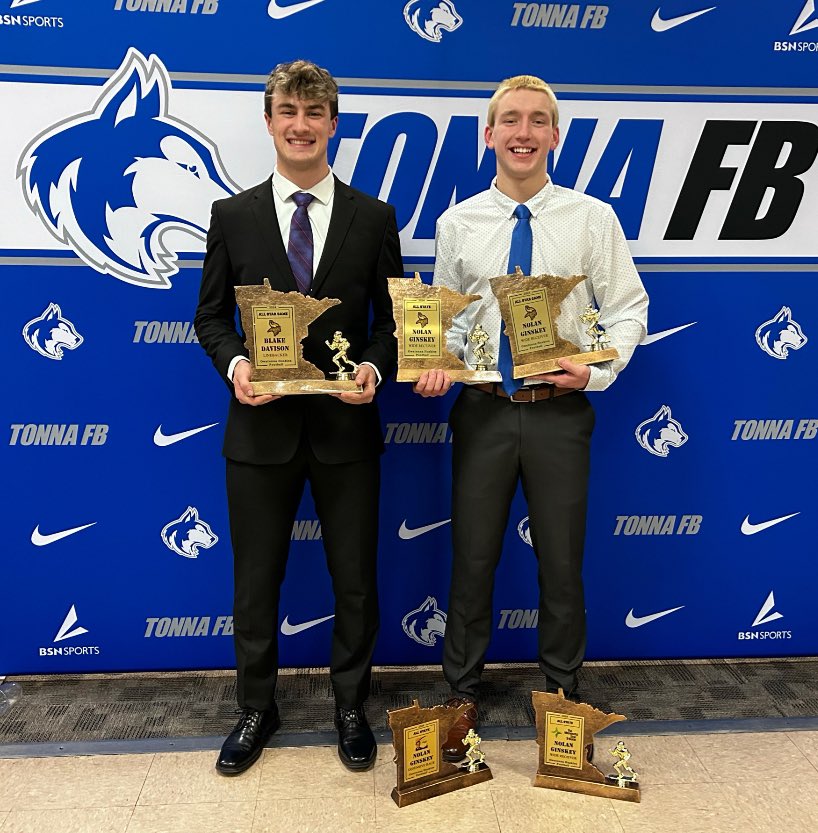 MVP: Nolan Ginskey
Lineman: Jack Meneguzzo 
All State: Blake Davison and Nolan Ginskey