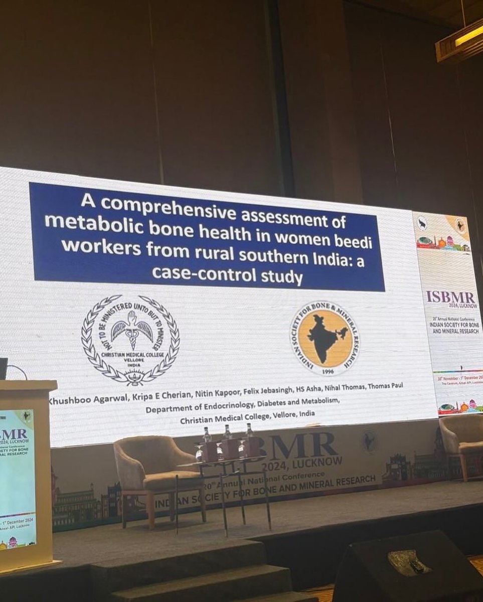 DrKhushboo_Endo's tweet photo. Honoured to have been given opportunity to present my work as a conclusion to ISBMR grant #bonehealth #beediworkers https://t.co/kLzyWaxyB5