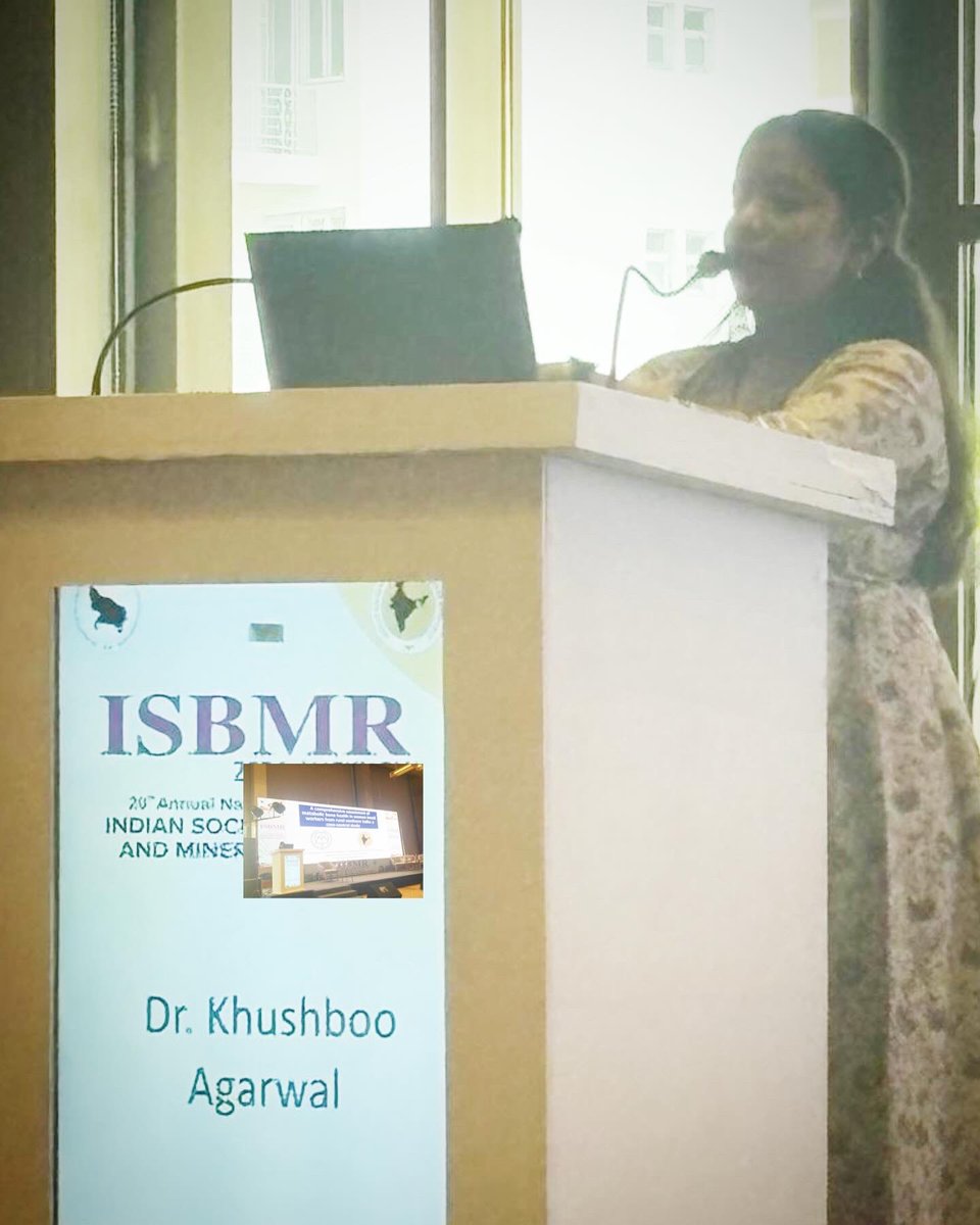 DrKhushboo_Endo's tweet photo. Honoured to have been given opportunity to present my work as a conclusion to ISBMR grant #bonehealth #beediworkers https://t.co/kLzyWaxyB5