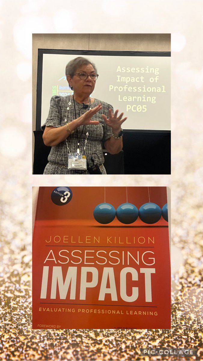 SarahElwellDC's tweet photo. Still basking in glow of the beacon of brilliance shared in #LearnFwd24 pre conference session on evaluating #ProfessionalLearning led by incomparable Joellen Killion taking the time to think through the conceptual model of a PL program is outlined in her book #AssessingImpact https://t.co/zXaiAhcIfF