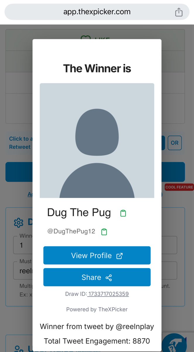 ReelNPlay's tweet photo. The #Giveaway Winner for the Playstation 5 DualSense Wireless Controller is…

Congrats @DugThePug12 you won!

Draw ID: 1733717025359

DM me to share your information! 💯

Thank you to everyone who participated.

If you enjoy my page, consider sticking around! 🙂 https://t.co/U62g2nL39h