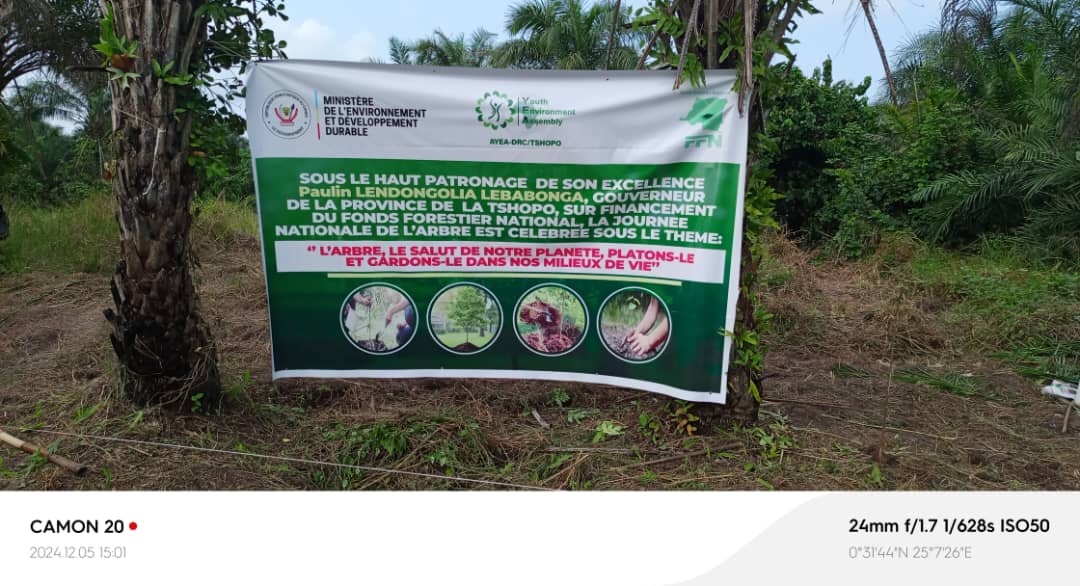 KafubuWa's tweet photo. La célébration dla journée nationale de l'arbre à la TshopoKisangani par le FFN a marqué la volonté manifeste du DG HMK à fixer les autorités provinciales de s'impliquer activement ds le programme du Chef de l'Etat SE FATSHI pr lutter contre le réch. climatique.RDC pays solution https://t.co/kbebkaGOGz