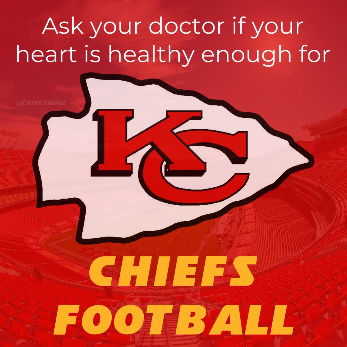 kcchiefsmmz's tweet photo. Chiefs love giving their fans a heart attack every game https://t.co/as96lKxQTX