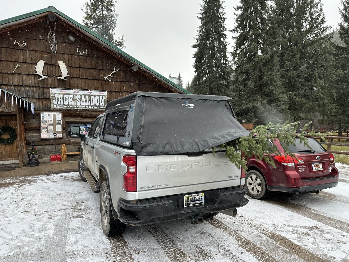 It's tree hunting season. Happy holidays. #HolidayShopping #startup #Montana