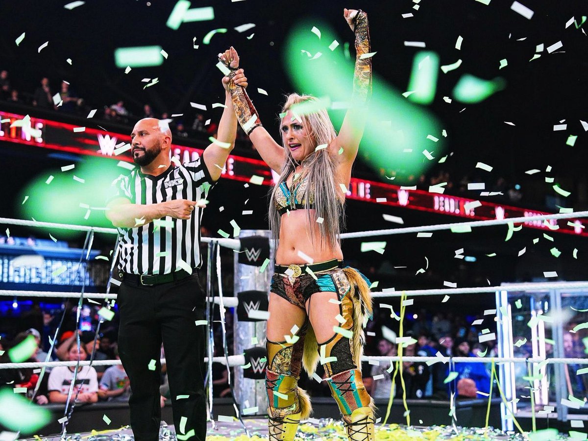 giulia0221g's tweet photo. I managed to survive!
And I found everyone truly amazing. 
Can’t wait for fighting you all in one-on-one. 

#WWENXT https://t.co/P7vDA5P3AP