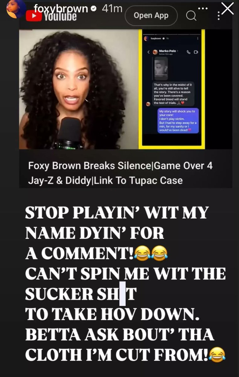 YoungStyleMoney's tweet photo. @kaymyxxx Don't know about the other stuff but Foxy keeps telling y'all it's false https://t.co/TcEq8EuDyX