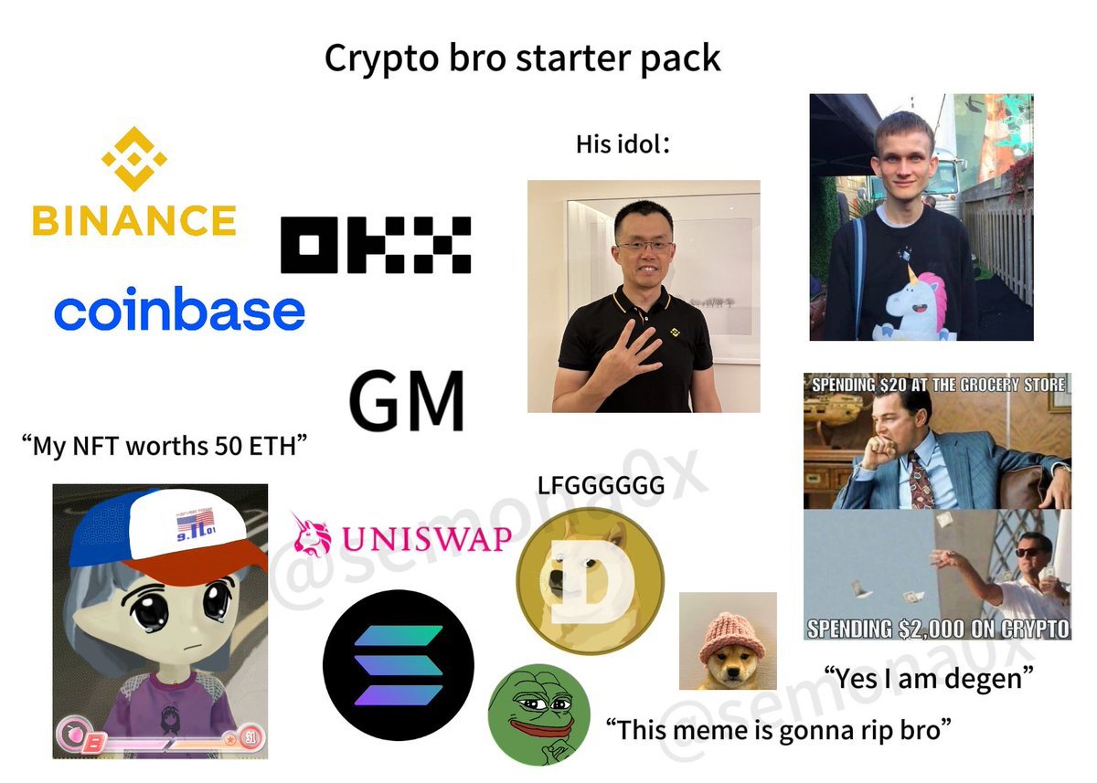 crypto bro starter pack