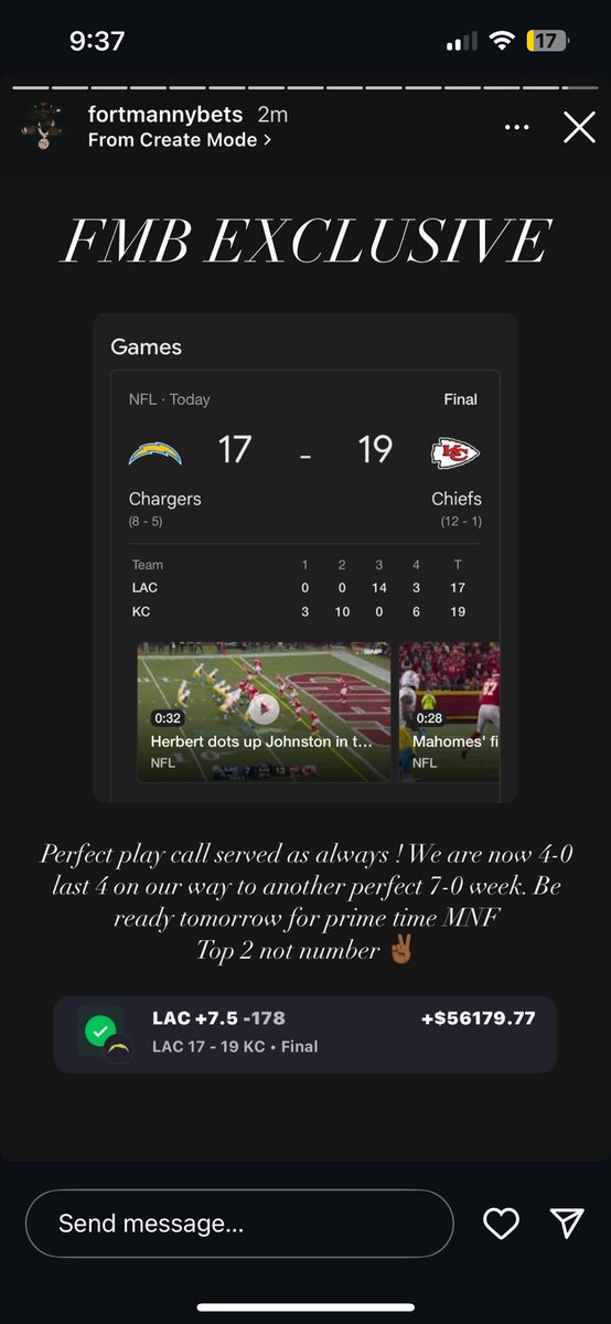 Professorcashes's tweet photo. JUST CHECKED MY PHONE AND GOT A NOTIFICATION FROM MY BOOKIE… 

TOLD ME FMB CASHED ONCE AGAIN ✅✅✅✅✅✅

LFGGGG 🚨💪🏽💪🏽

TOP 2 NOT NUMBER 2, U SNOOZE U LOSE 😴😴

https://t.co/L3ATKWJZLx

#FMB #fmbexclusive #sportcapper https://t.co/P3FSqyP2B8