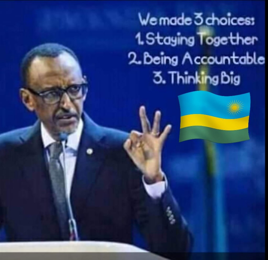 KamamiGratien's tweet photo. Karame Rwanda🇷🇼♥️🇷🇼
Abanyarwanda tuzi icyo kubura #Umutekano bivuze kdi udatekanye #Ntanezerwa !
Perezida wacu @PaulKagame 🇷🇼♥️🇷🇼 niwe wagaruye u Rwanda ibumuntu rwongera kugira icyanga n' igikundiro ✓
Ubu Umunyarwanda arishyira akizana #Umunezero ni wose✓
Karame @rpfinkotanyi https://t.co/tMBPsejCh1