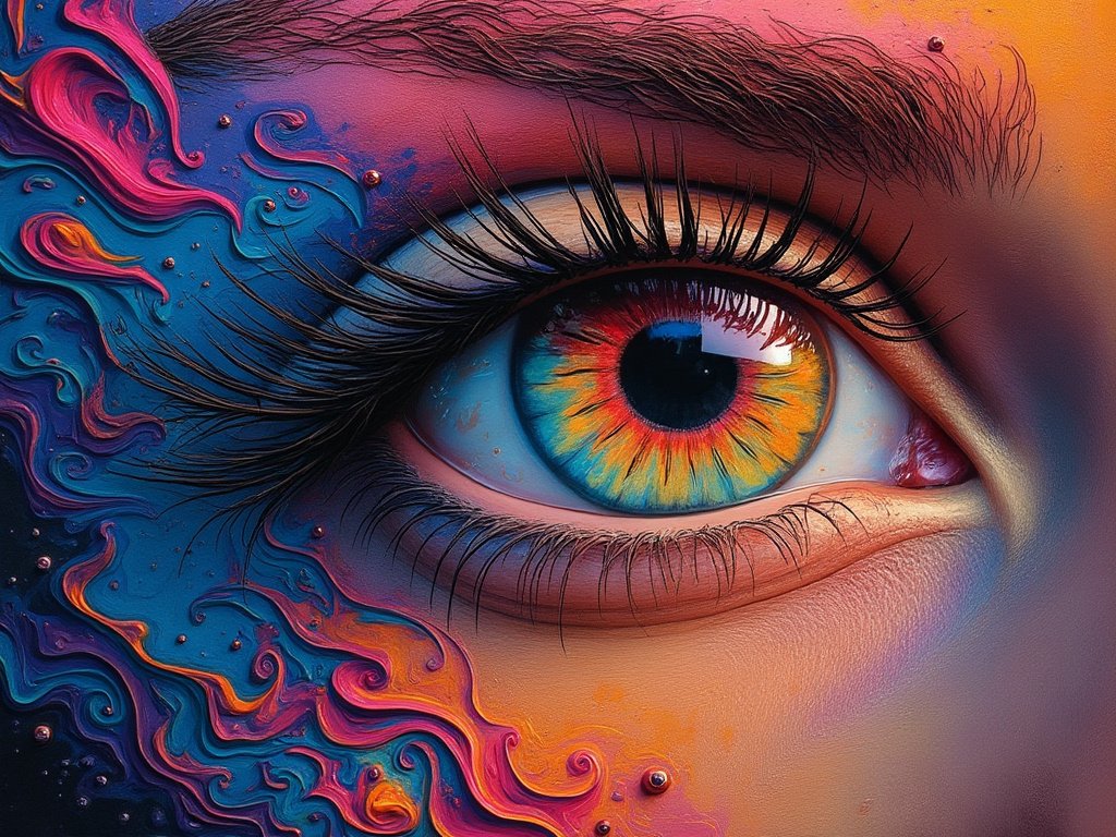NainaMehta145's tweet photo. Step into this vivid tapestry where the real meets the surreal. #ArtisticReality #ColorfulMasterpiece #RealismUnleashed #VisualOdyssey #ArtToLiveIn https://t.co/YN1kNv4N3M