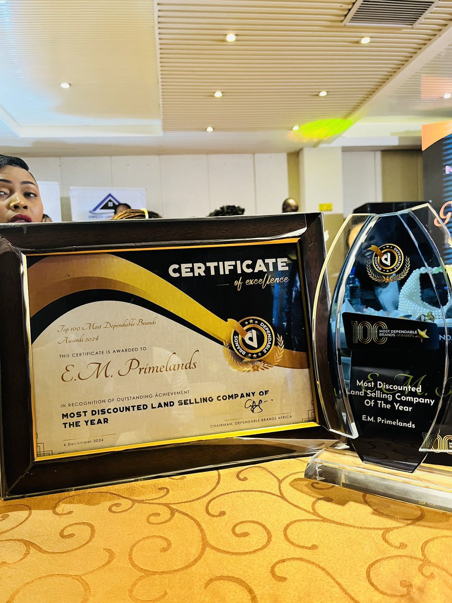emprimelands's tweet photo. A huge thank you to the organizers Dependable Brands and all our amazing clients for being a part of this achievement. Stay tuned, because this festive season is going to get even bigger and better!

#realestate #landownership #awards #Invest https://t.co/MstAPU79FP